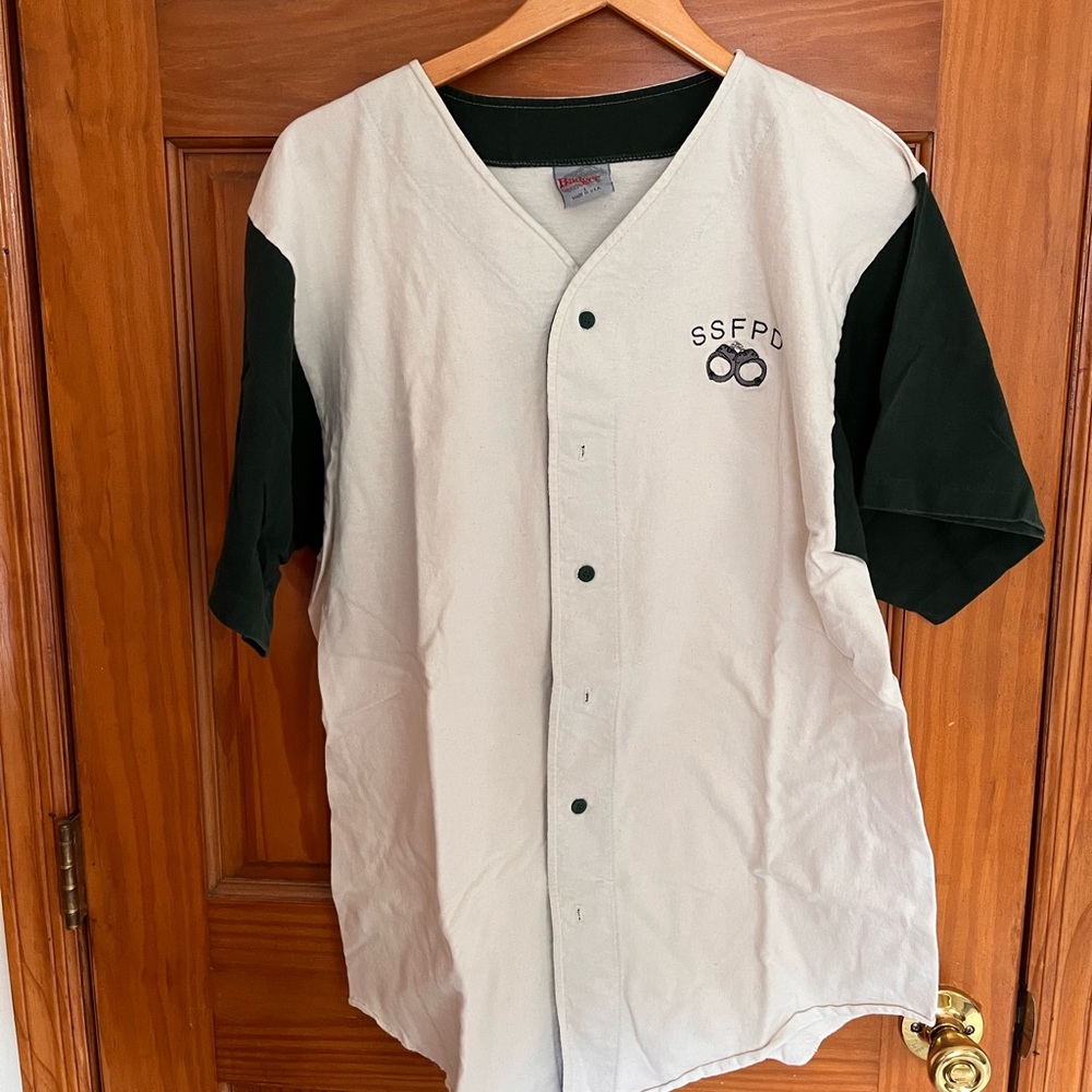 Vintage Buttoned Baseball Jersey